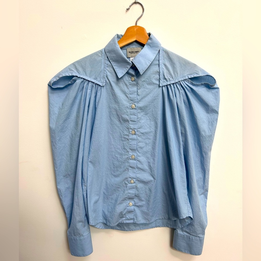 Rachael Comey cut out shoulder blouse